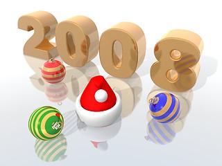 Image showing New Year 2008