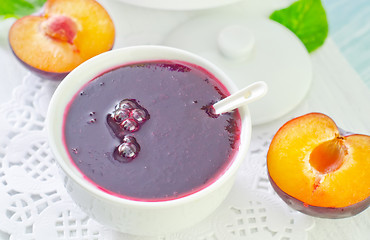 Image showing plum jam