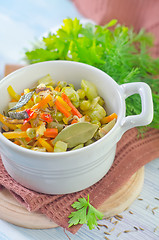 Image showing baked vegetables