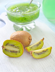 Image showing kiwi jam