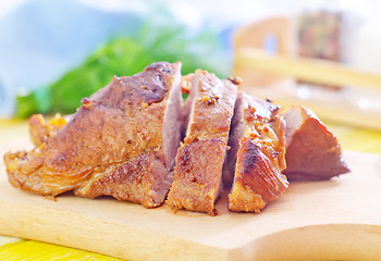 Image showing baked meat