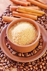 Image showing sugar and coffee