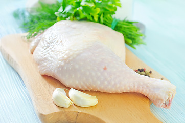 Image showing chicken leg