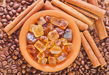 Image showing sugar and coffee