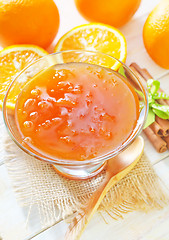 Image showing orange jam