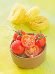 Image showing pasta and tomato