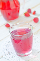 Image showing drink from strawberry