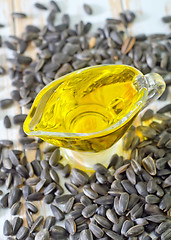 Image showing sunflower oil