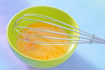 Image showing raw eggs