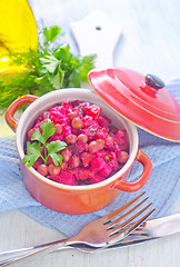 Image showing salad with beet