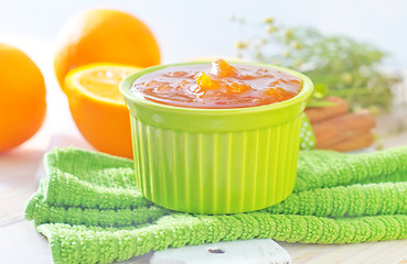 Image showing orange jam