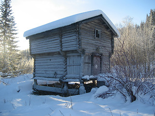 Image showing Traditional Norwegian stabbur (storage building)