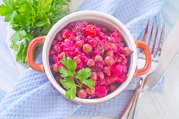 Image showing salad with beet