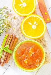 Image showing orange jam