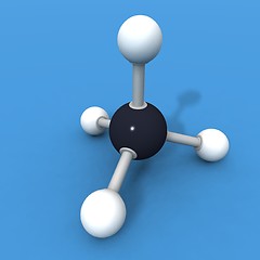 Image showing methane molecule