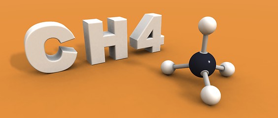 Image showing methane molecule