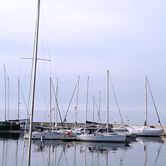 Image showing Sailing boats