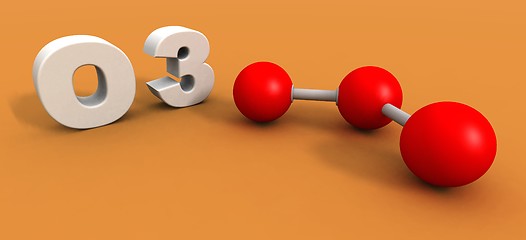 Image showing ozone molecule