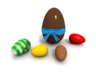 Image showing easter eggs