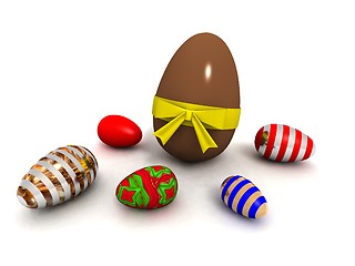 Image showing easter eggs