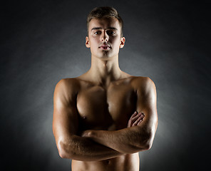 Image showing young male bodybuilder