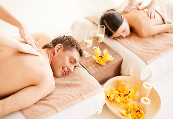 Image showing couple in spa