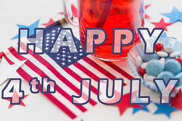 Image showing happy 4th of july, independence day concept