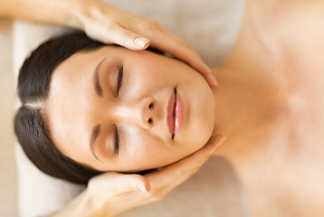 Image showing woman in spa