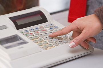 Image showing Electronic cash register