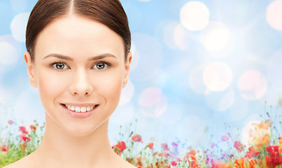 Image showing beautiful young woman face