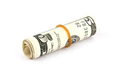 Image showing money rolled