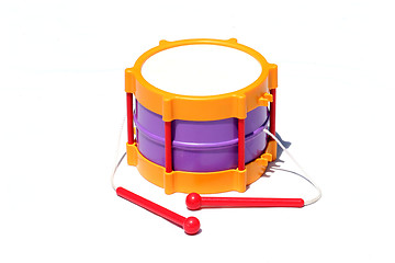 Image showing Toy drum instrument