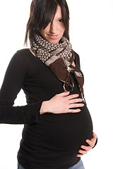 Image showing young pregnant woman