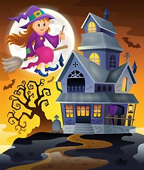 Image showing Image with haunted house thematics 9