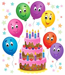 Image showing Birthday cake theme image 7