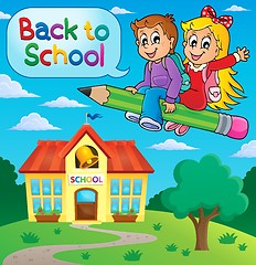 Image showing School kids theme image 9
