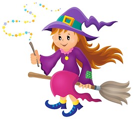 Image showing Cute witch theme image 1