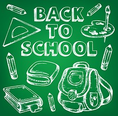 Image showing Back to school thematic image 7