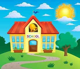 Image showing School building theme image 3