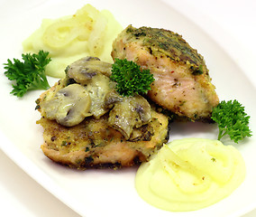 Image showing Salmon roasts