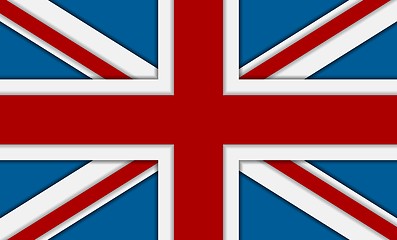 Image showing United Kingdom of Great Britain flag