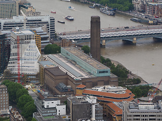 Image showing Aerial view of London