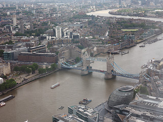 Image showing Aerial view of London