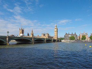 Image showing Houses of Parliament in London