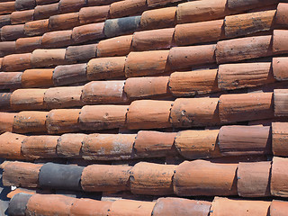 Image showing Roof tiles