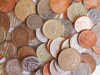 Image showing Pound coins