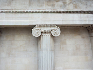 Image showing Ionic capital