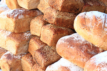 Image showing fresh bread background