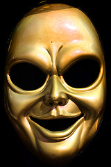 Image showing golden mask