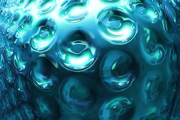 Image showing abstract blue water background